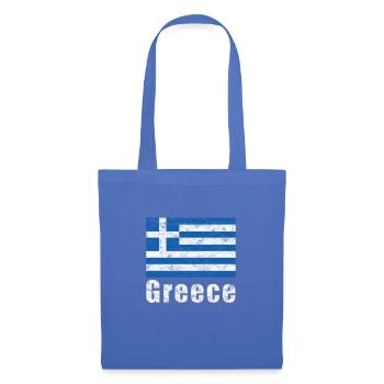 Drapeau de la grèce - Sac en tissu - bleu pâle - Devant