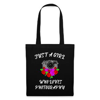 La photographie | Photographes | photographe - Sac en tissu - noir - Devant