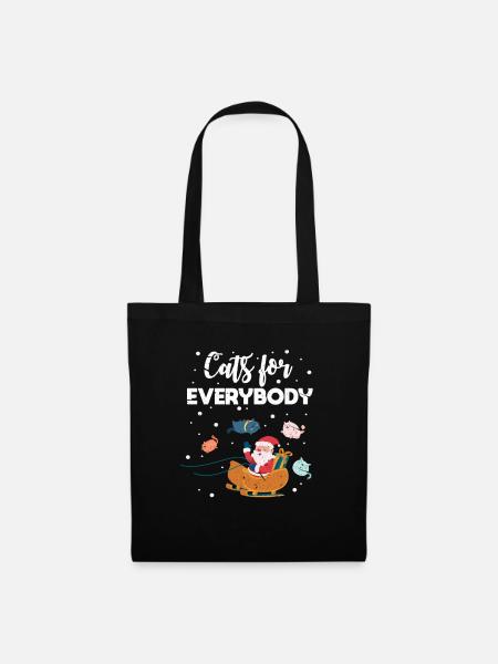 Christmas cats - Tote Bag - black