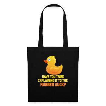Programmeur code cadeau codeur informatique - Sac en tissu - noir - Devant