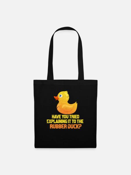 Programmierer Code Informatik Coder Geschenk - Stoffbeutel - Schwarz
