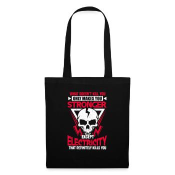 electrician - Tote Bag - black - Front