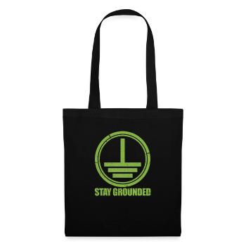 électricien - Sac en tissu - noir - Devant