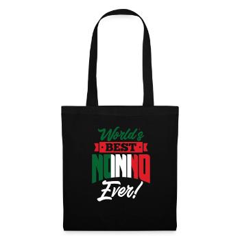Nonno Grandpa Italie cadeau italien - Sac en tissu - noir - Devant