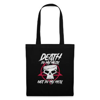 Death metal vegan - Sac en tissu - noir - Devant