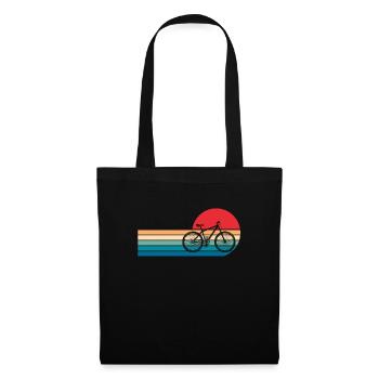 Bicycle bike cycling racing bike bike gift - Tote Bag - black - Front