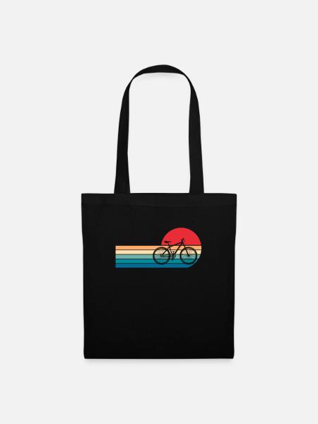 Fahrrad Bike Radsport Rennrad Rad Geschenk - Stoffbeutel - Schwarz