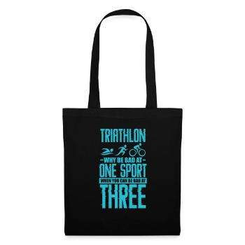 Triathlon - Sac en tissu - noir - Devant