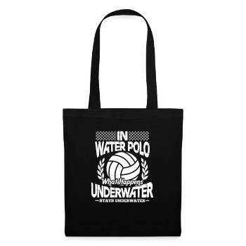 Water polo - Sac en tissu - noir - Devant