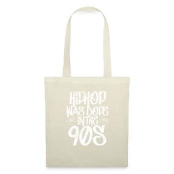 90er Jahre Hip Hop Rap Old School Retro Geschenk - Stoffbeutel - Natur - Vorne