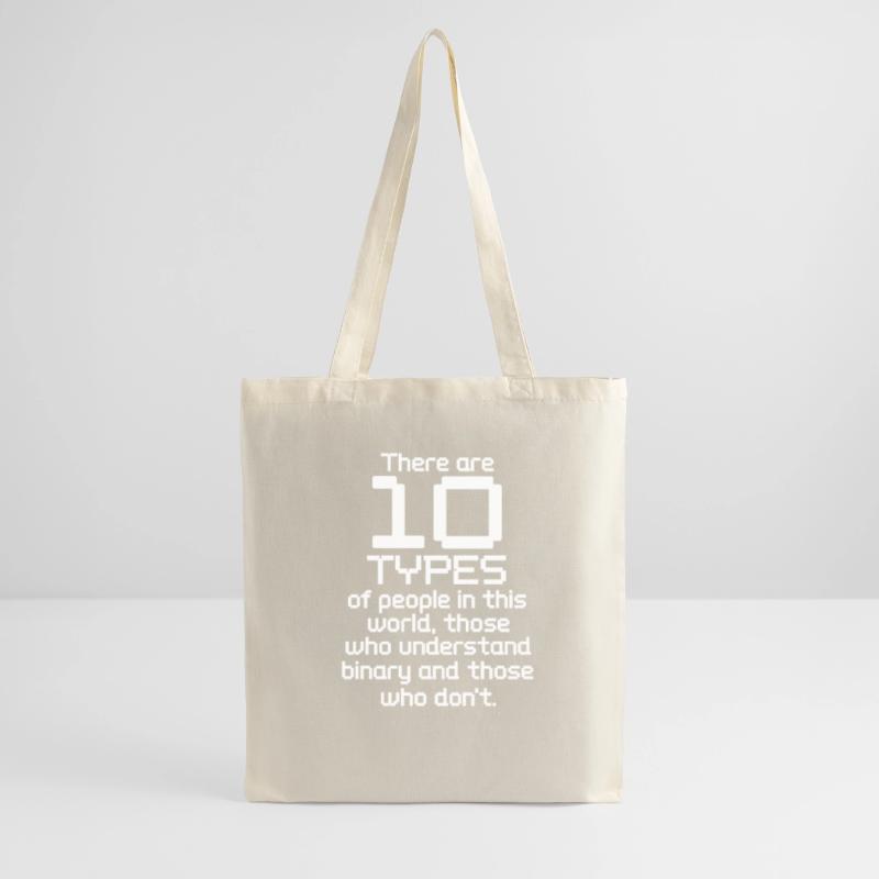 Binär Code Programmierer Computer Nerd Geschenk Stoffbeutel