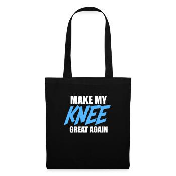 Knee op - Tote Bag - black - Front