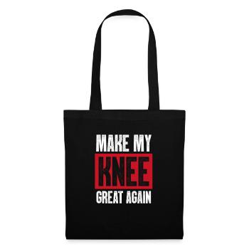 Knee op - Tote Bag - black - Front