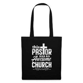 pastor - Tote Bag - black - Front