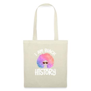 Black Woman Afro Girl Cadeau - Sac en tissu - nature - Devant