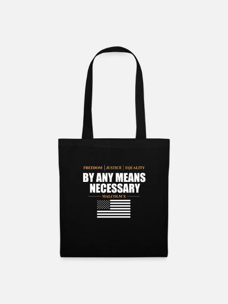 Malcolm X - Tote Bag - black