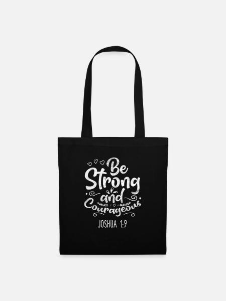 Jesus Christ Joshua Religion Bible Gift - Tote Bag - black