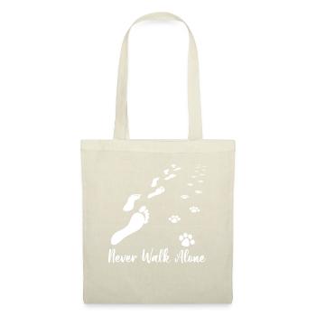 Ne marchez jamais seul - Sac en tissu - nature - Devant