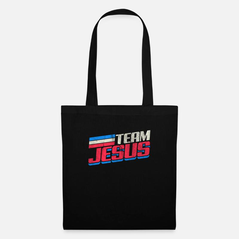 Jesus - Stoffbeutel - Schwarz