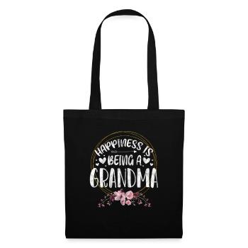 Grandma grandson grandmother grandma grandchild gift - Tote Bag - black - Front