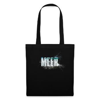 mer - Sac en tissu - noir - Devant