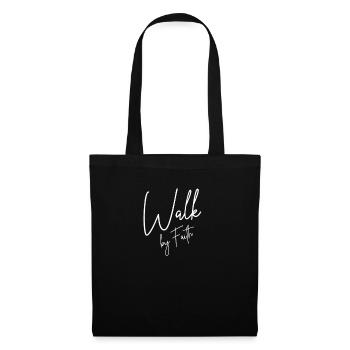 Christ walk by Faith - Sac en tissu - noir - Devant