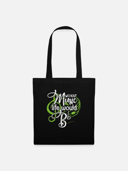 Musique - Sac en tissu - noir
