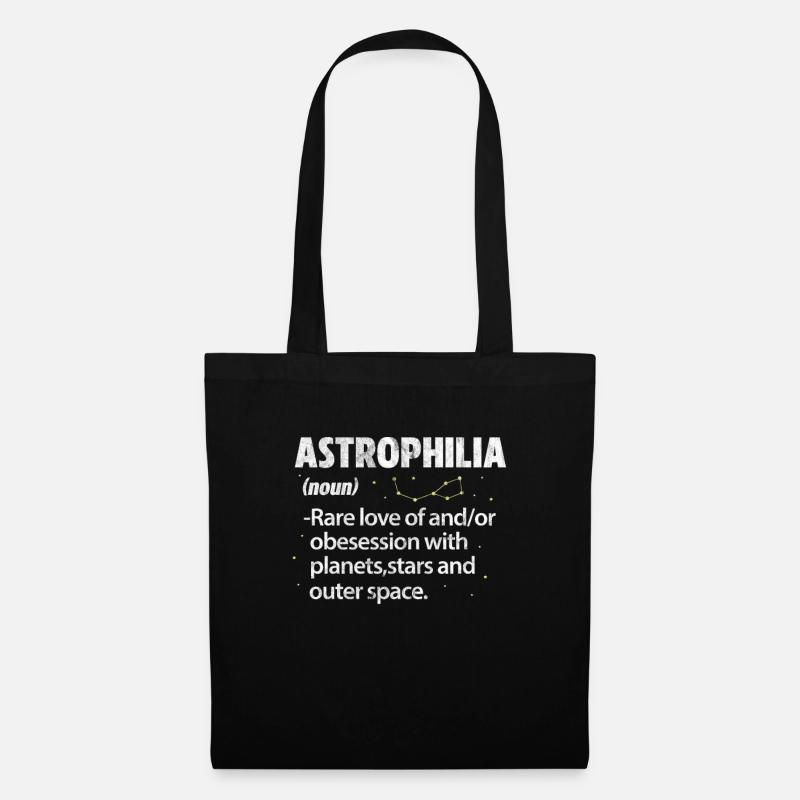 Astronomie - Stoffbeutel - Schwarz