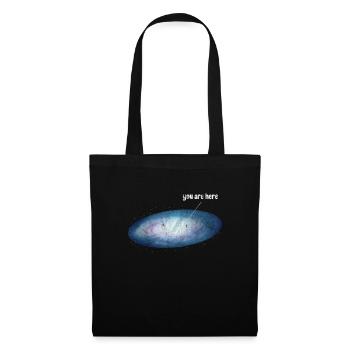 Astronomie - Stoffbeutel - Schwarz - Vorne