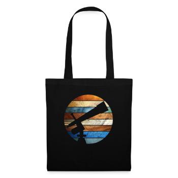 Astronomie - Sac en tissu - noir - Devant