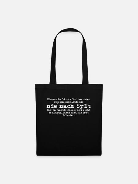 Sylt - Stoffbeutel - Schwarz
