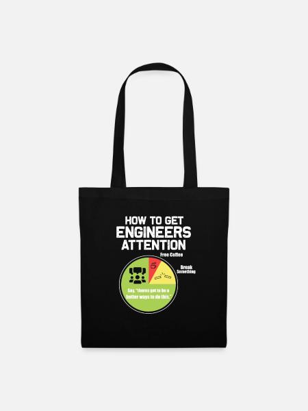 Ingénieur - Sac en tissu - noir