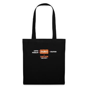 Ingenieur - Stoffbeutel - Schwarz - Vorne