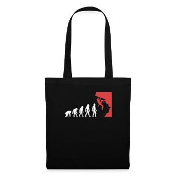 Klettern Evolution - Stoffbeutel - Schwarz - Vorne