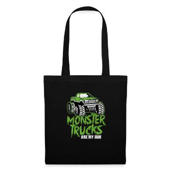 Monstertruck Auto Truck Monster Motorsport - Stoffbeutel - Schwarz - Vorne