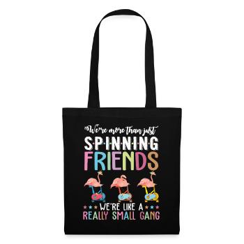 Plus que la chemise d'intérieur Snpinning Friends Flamingos - Sac en tissu - noir - Devant