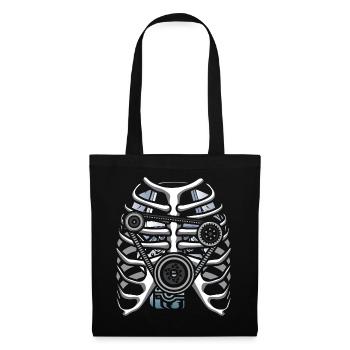 Skeleton mechanic auto engineer - Tote Bag - black - Front