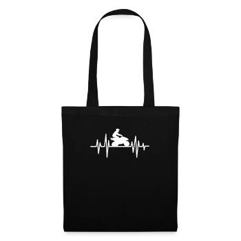 ATV Heartbeat Quad Pulse Heart Rate Quads - Tote Bag - black - Front