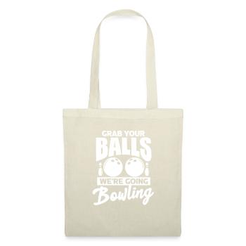 bowling - Sac en tissu - nature - Devant