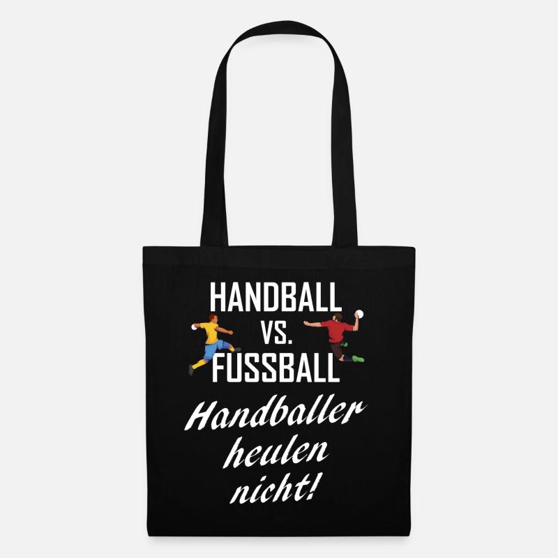 Handballer Handball Geschenk - Stoffbeutel - Schwarz