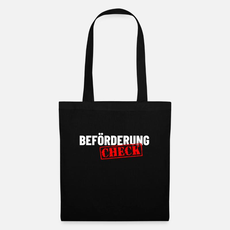 Beförderung erhalten - Stoffbeutel - Schwarz