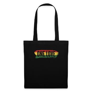 Rasta Rastafarian Reggae Jamaica Ragga Gift - Sac en tissu - noir - Devant