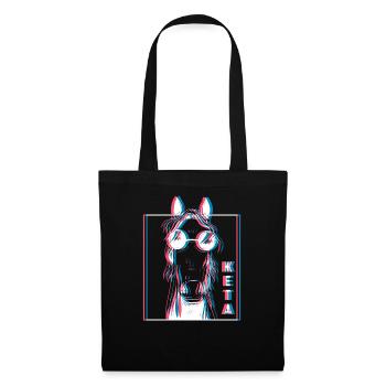 Keta Ketamine Horse Drugs Party Techno - Sac en tissu - noir - Devant
