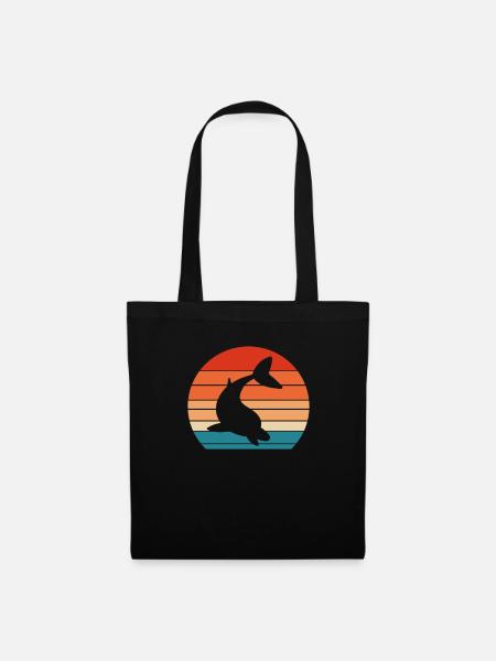 Dolphin sea ocean dolphin water dolphins gift - Tote Bag - black
