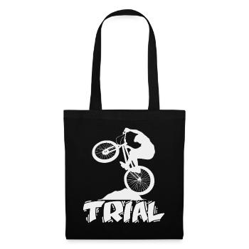 Bike Trial - bicycle - Tote Bag - black - Front