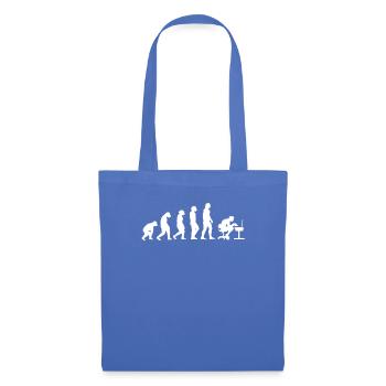 Gamer PC Computer Scientist Evolution Nerd - Tote Bag - light blue - Front
