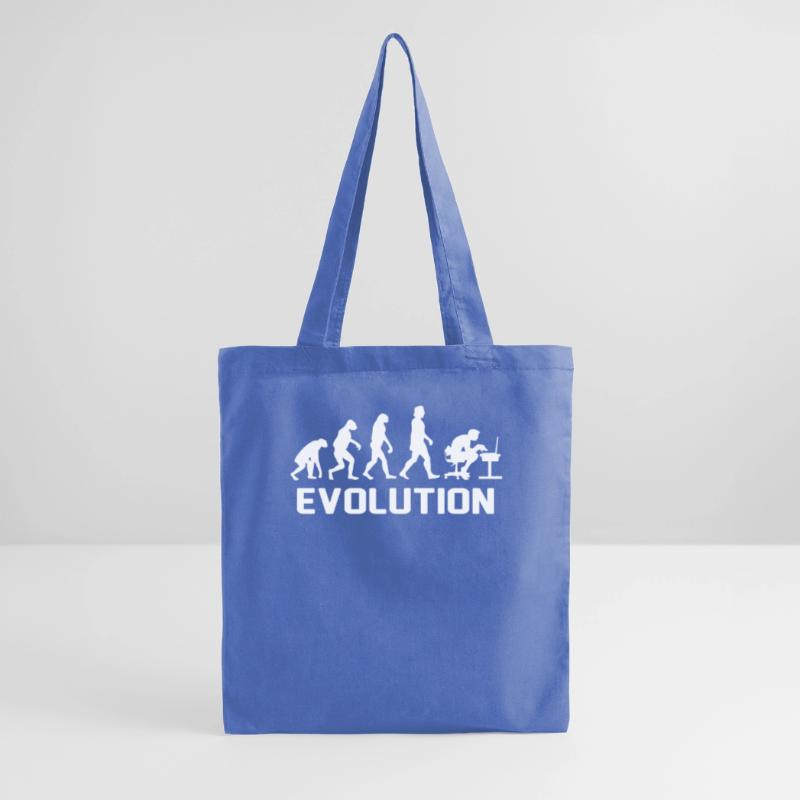 Computer PC Evolution Informatiker Programmierer Stoffbeutel