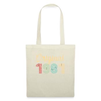 Original 1981 Birthday Gift 41 Years Retro - Tote Bag - nature - Front