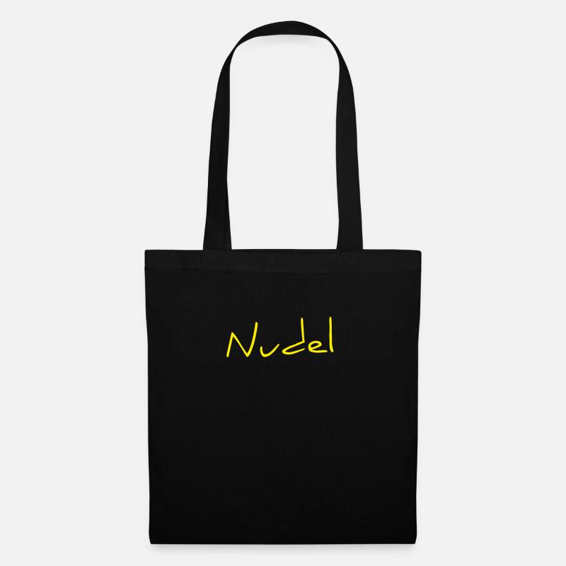 Nudel - Stoffbeutel - Schwarz
