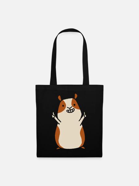guinea pig - Tote Bag - black